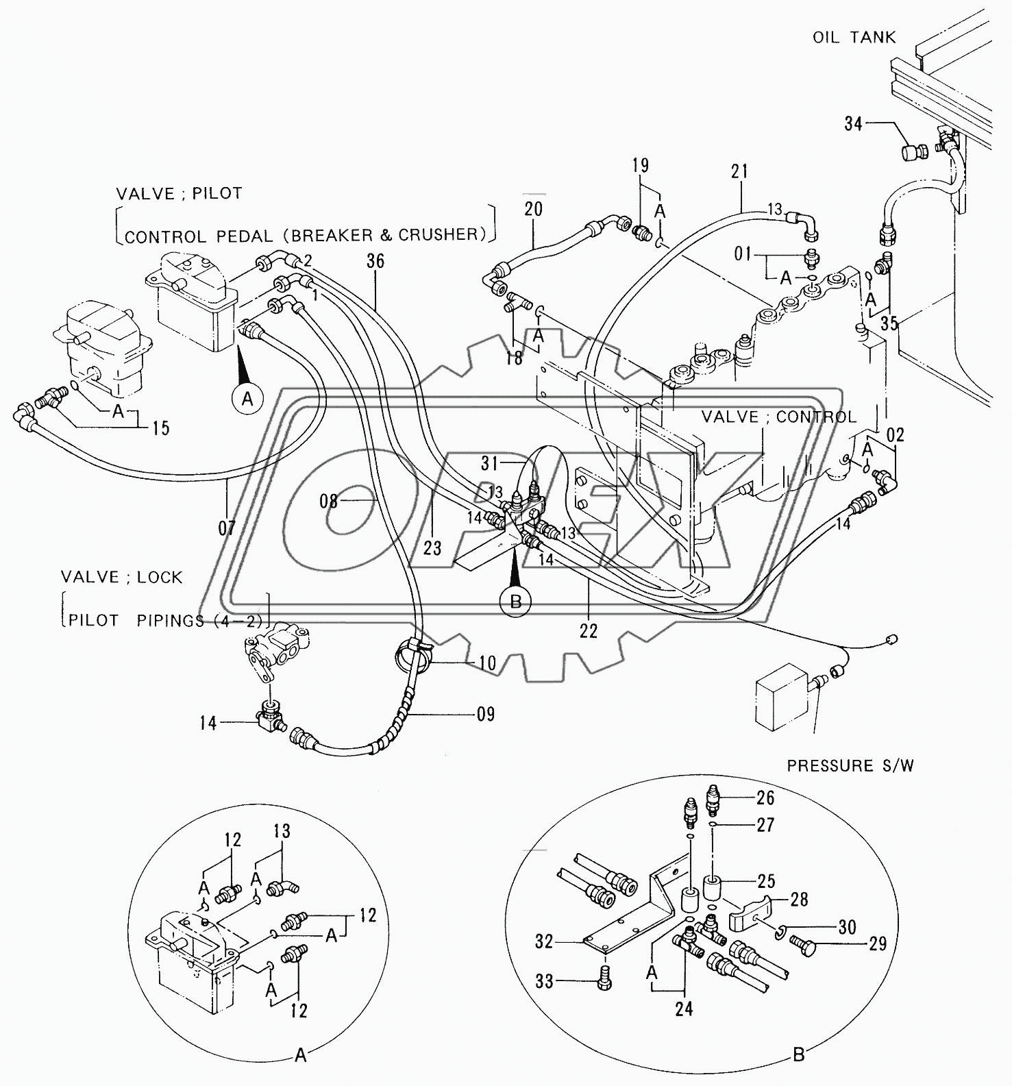 PILOT PIPINGS (BREAKER & CRUSHER)