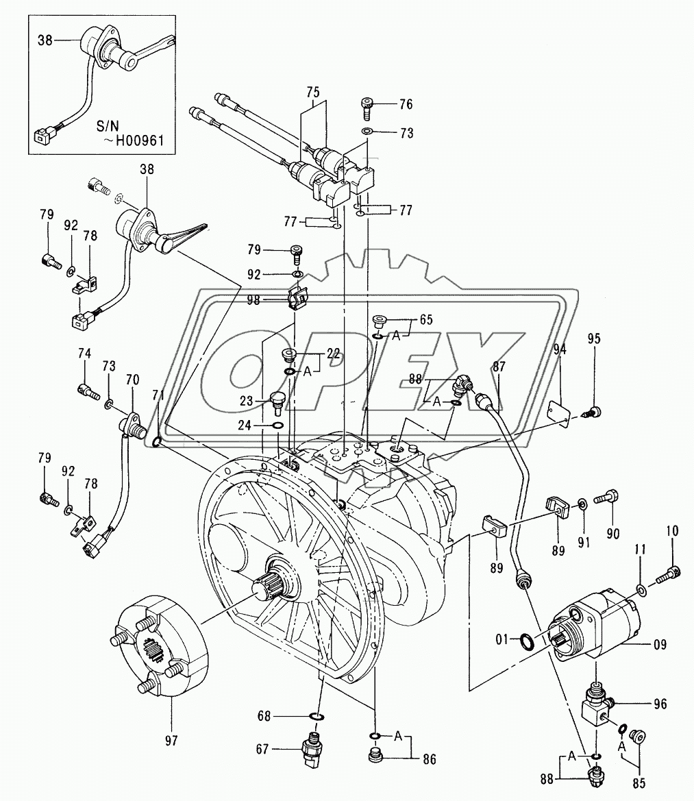 PUMP, DOUBLE (1/2) 08001-Н01168