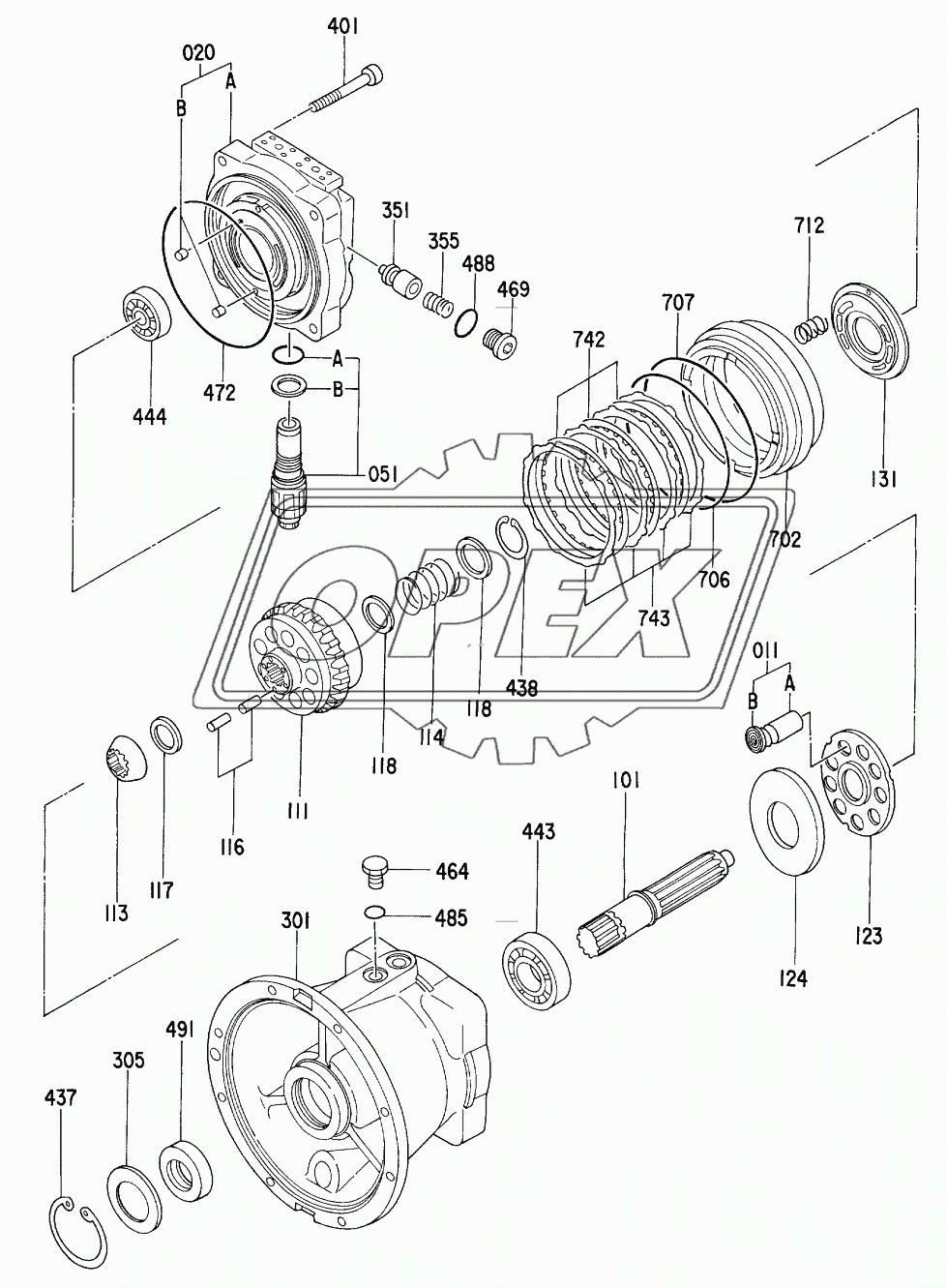 MOTOR, OIL (SWING)