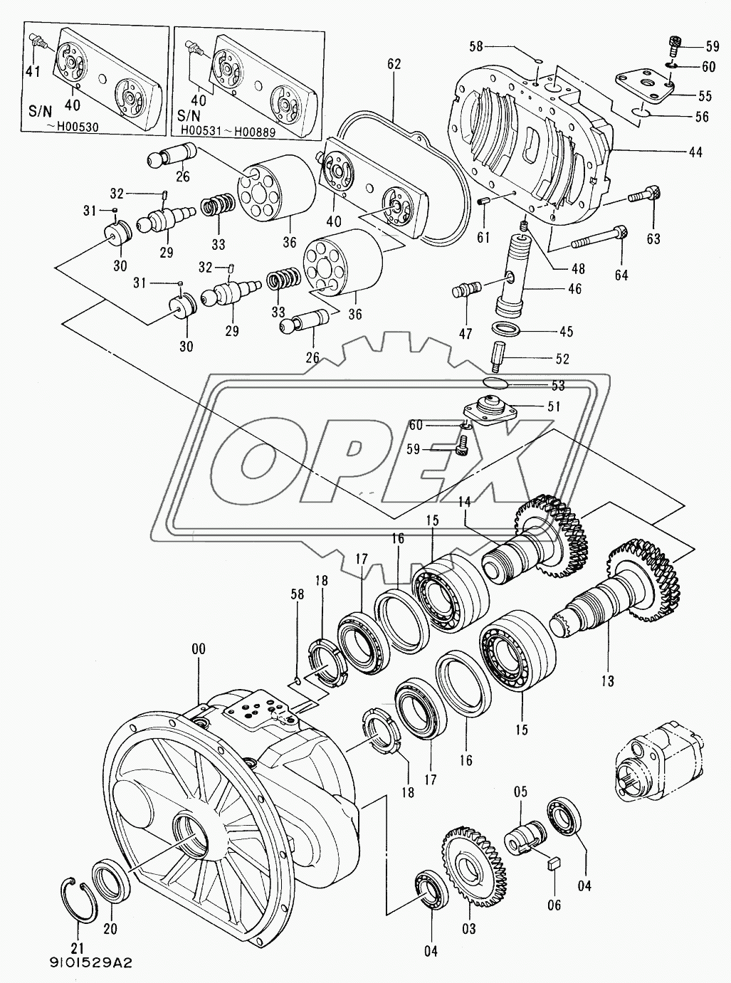 PUMP, DOUBLE (2/2) 08001-Н01168