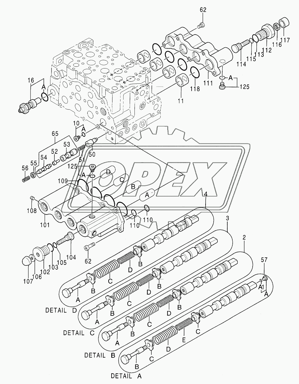 VALVE, CONTROL (1/6) 08702-