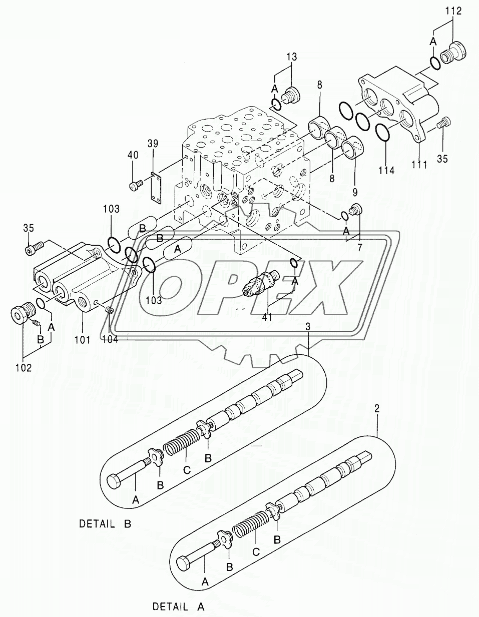 VALVE, CONTROL (4/6) 08702-