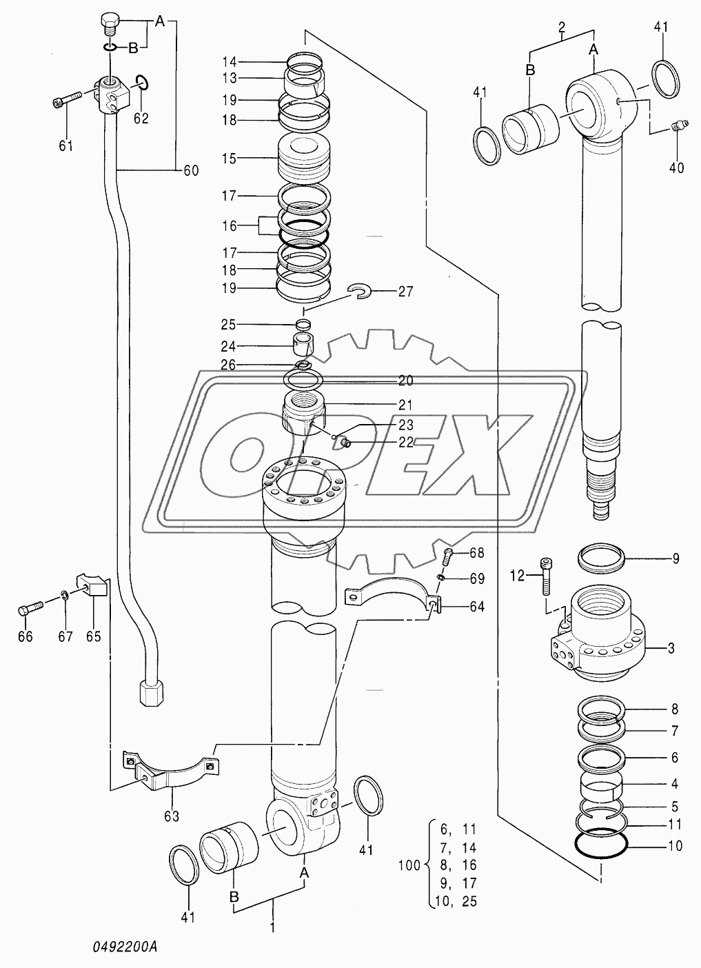 CYL., ARM (RIVER MAINTENANCE) D92/06-