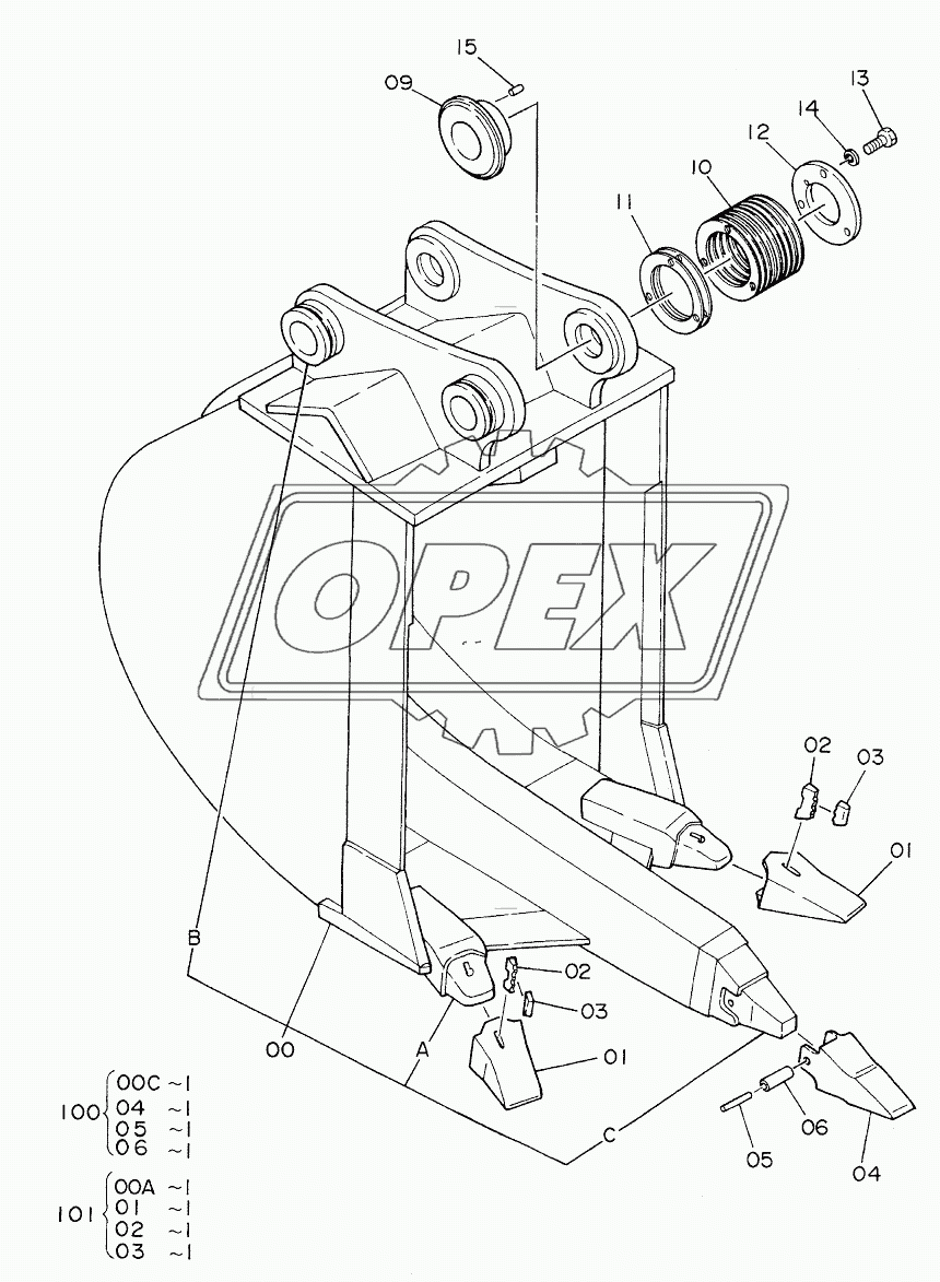 RIPPER BUCKET 0.7