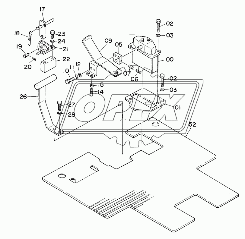 SPARE PEDAL