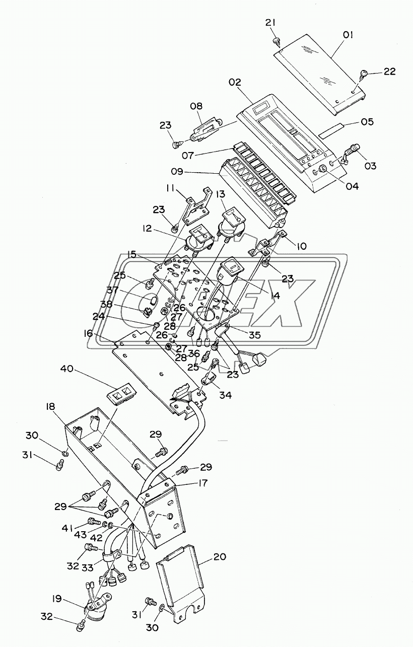 GAUGE PANEL <DX>