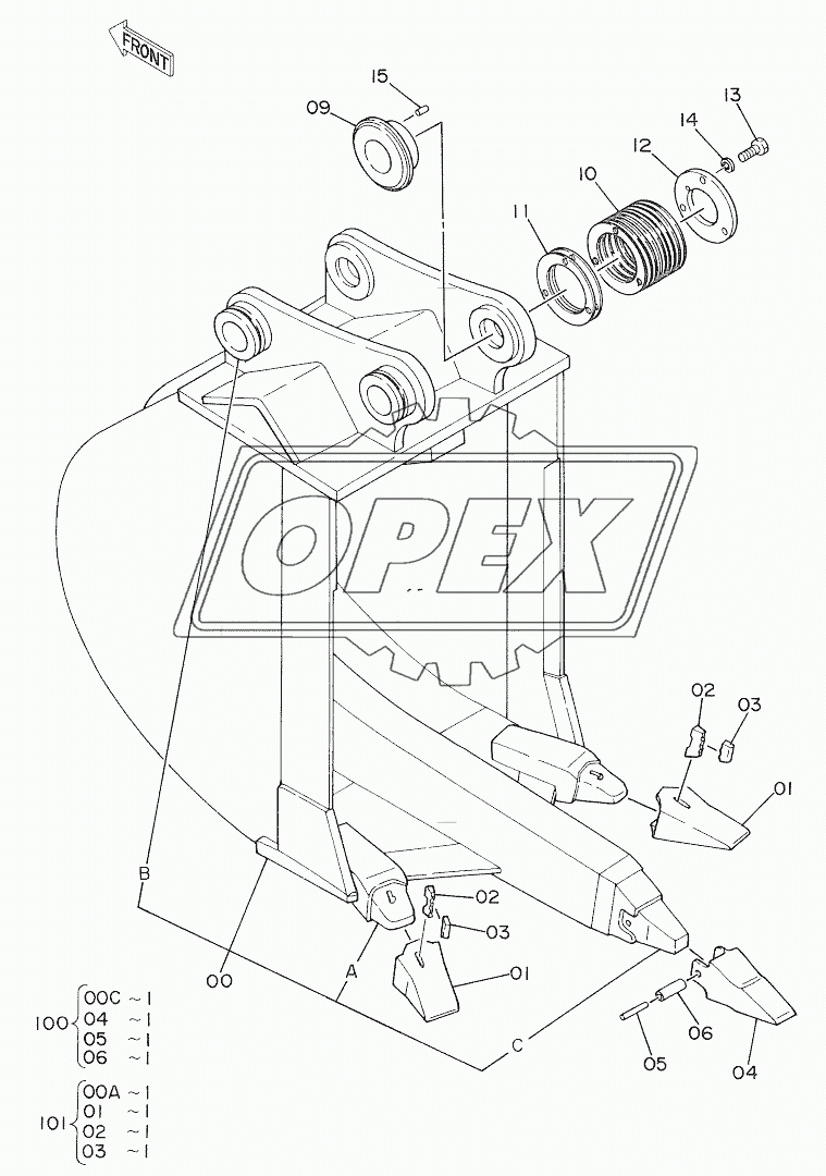 RIPPER BUCKET 0.7