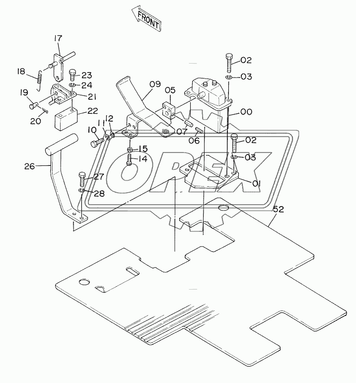 SPARE PEDAL