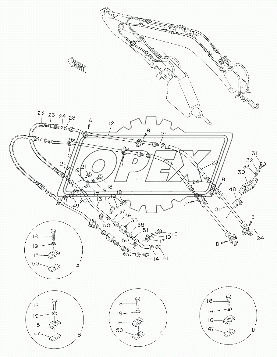 PIPINGS (2) FOR BREAKER, CRUSHER