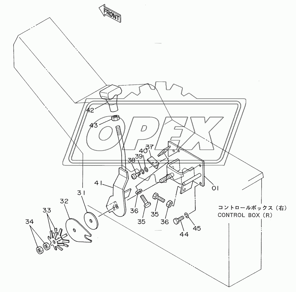 ENGINE CONTROL LEVER (1) 1