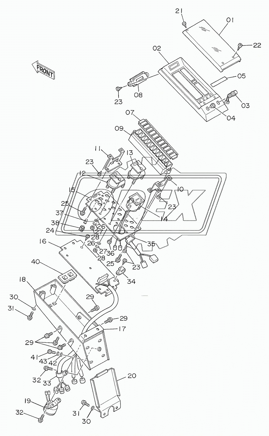 GAUGE PANEL <DX>