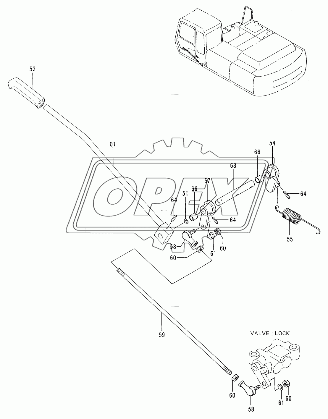 CONTROL LEVER (3)