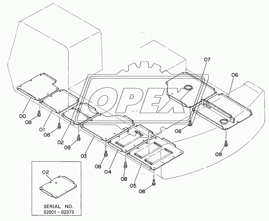 UNDER COVER <EX300, EX300LC>