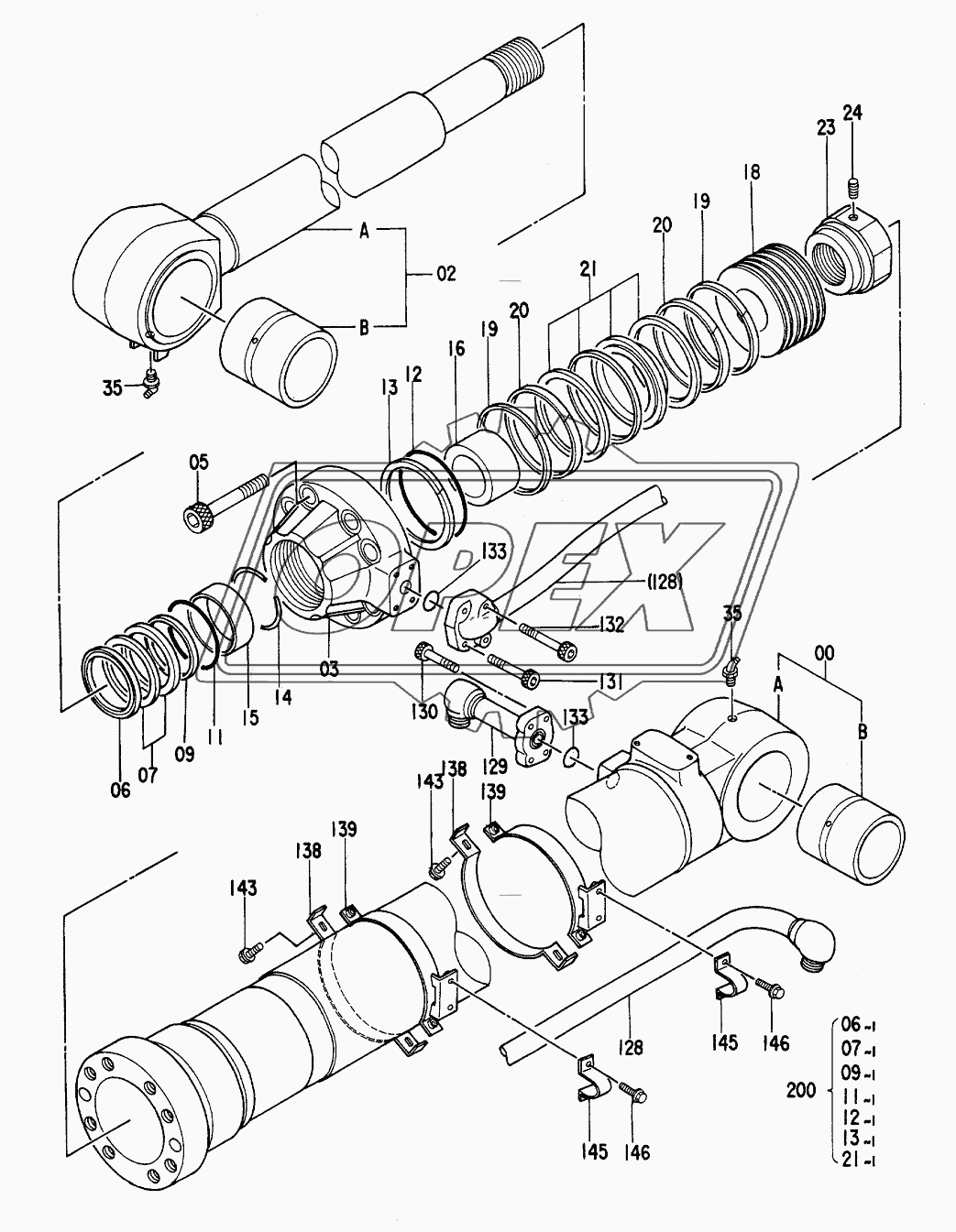 CYL.,BUCKET 4