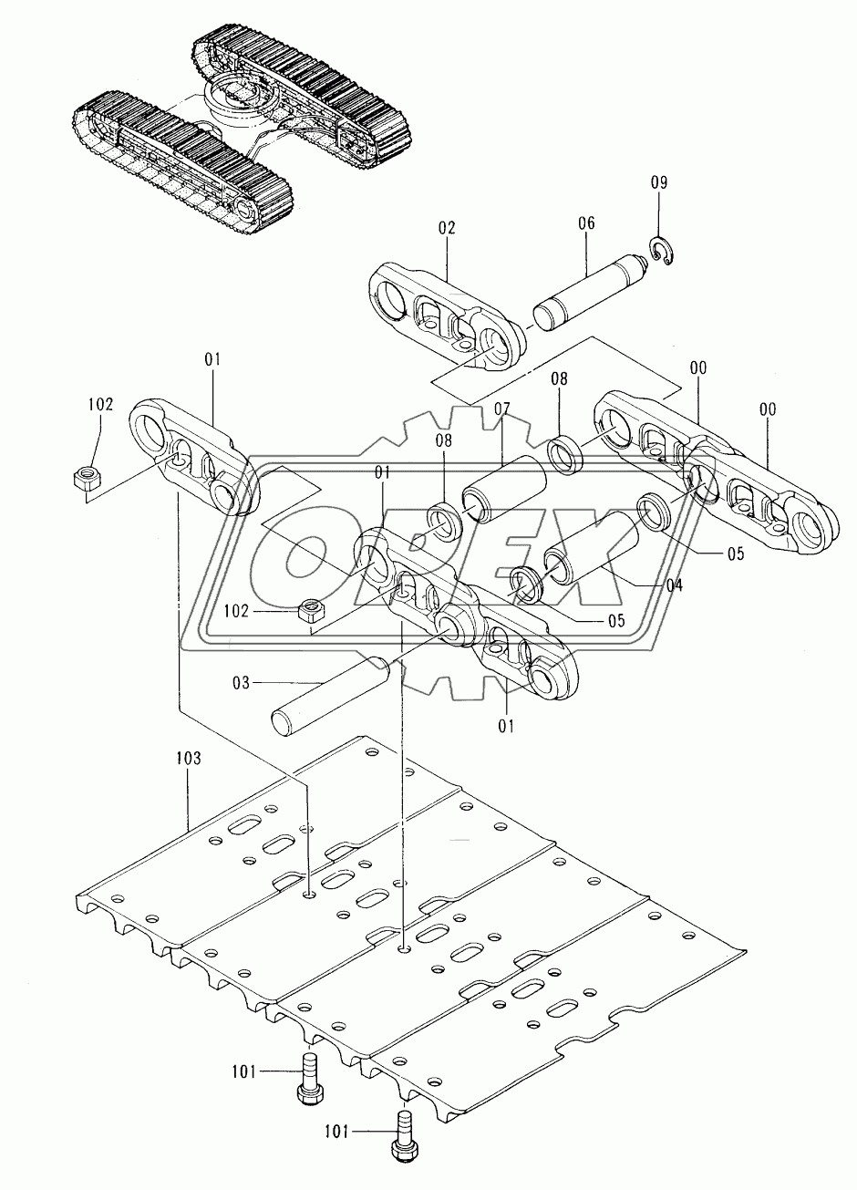 TRACK-LINK (450G)<STD. TRACK>