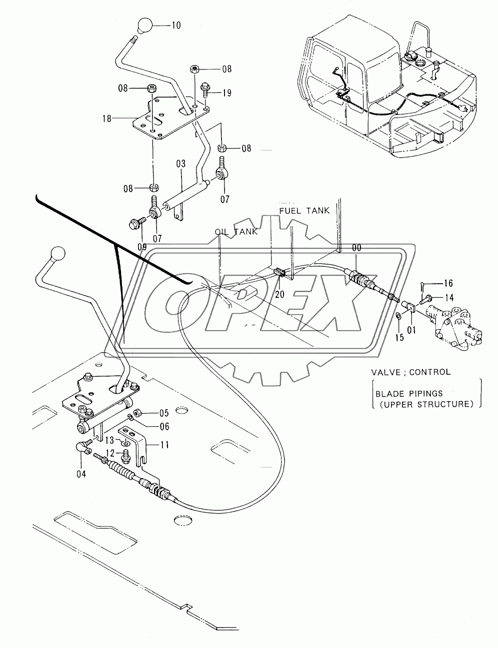 BLADE CONTROL LEVER