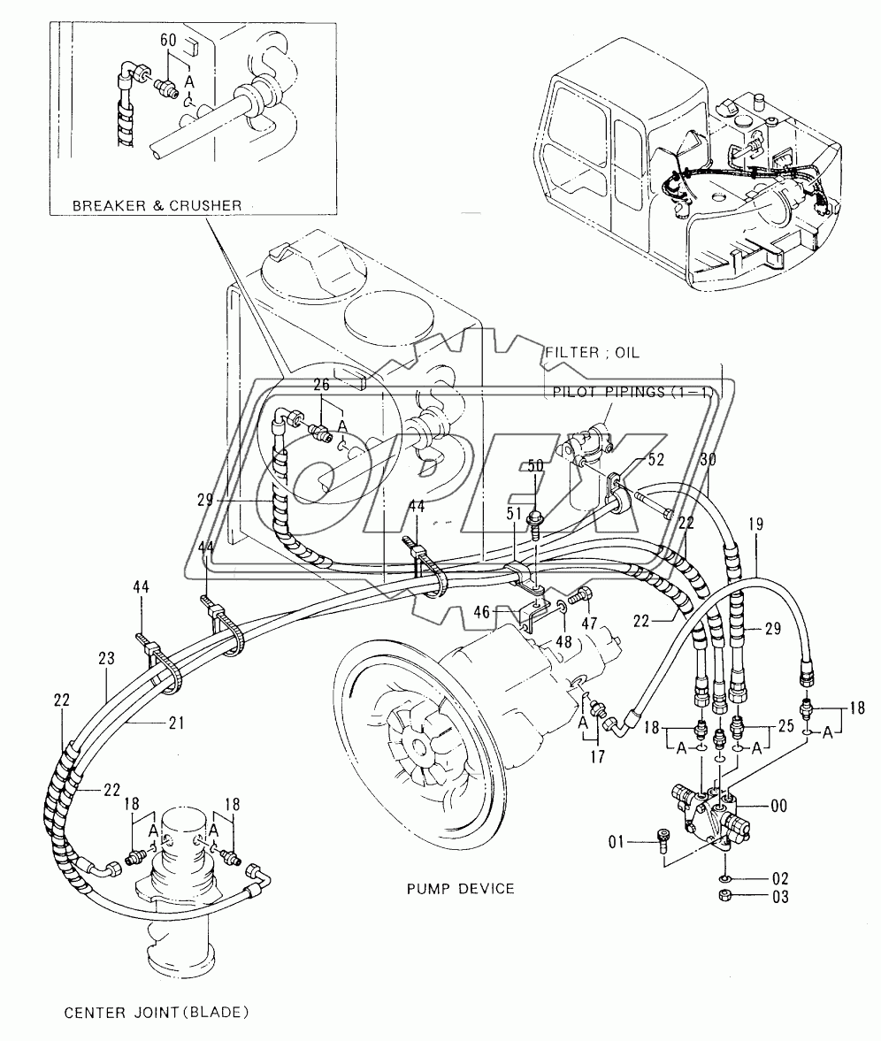 BLADE PIPINGS (UPPERSTRUCTURE)