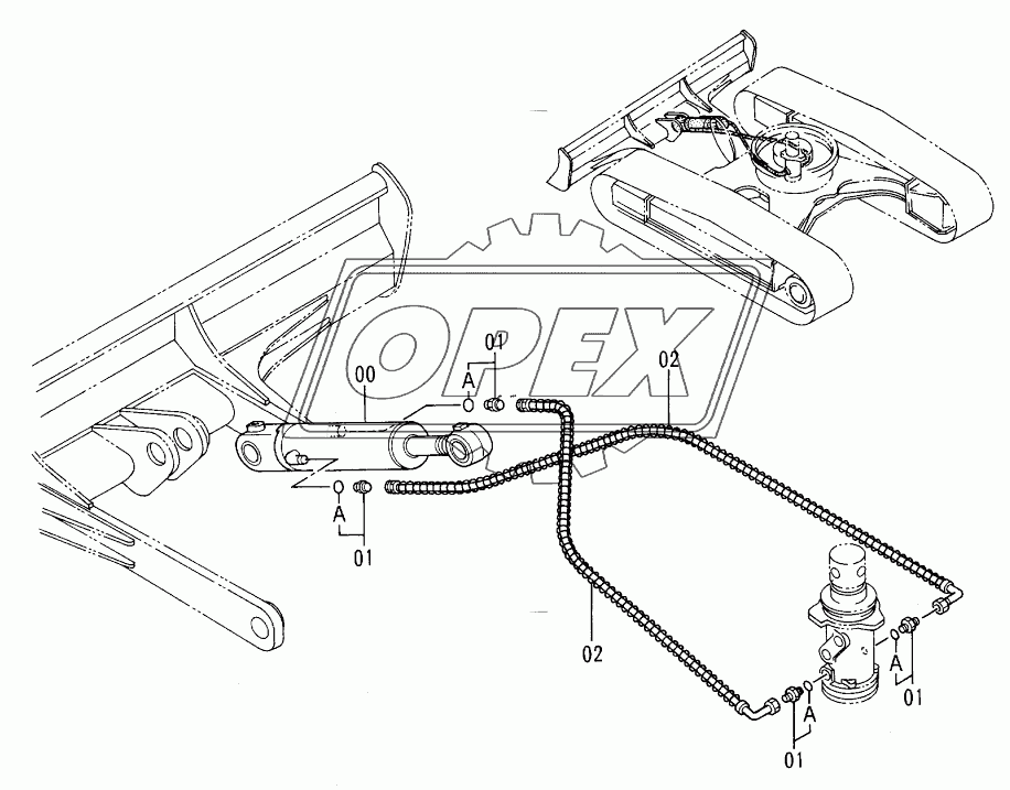 BLADE PIPINGS (UNDERCARRIAGE)