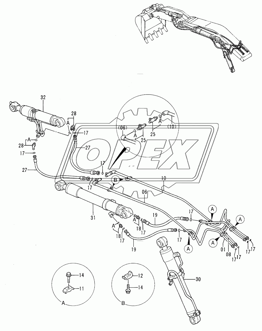 FRONT PIPINGS <SUPER SHORT REACH>