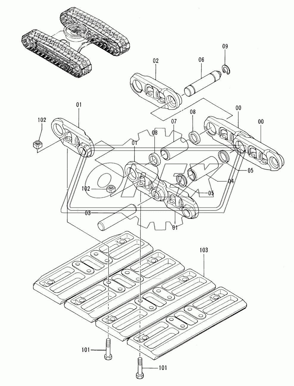 TRACK-LINK (450F)<STD. TRACK>