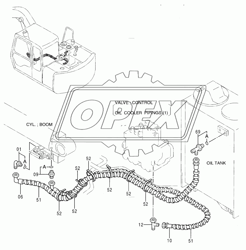 HOSE RUPTURE VALVE PIPINGS (BOOM) 2