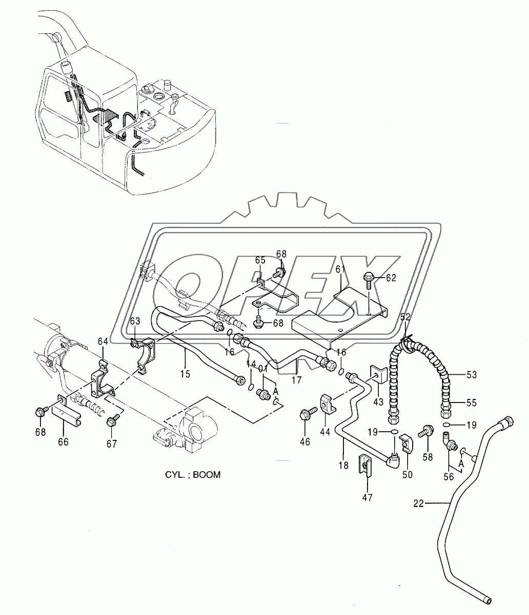 HOSE RUPTURE VALVE PIPINGS (BOOM) 3