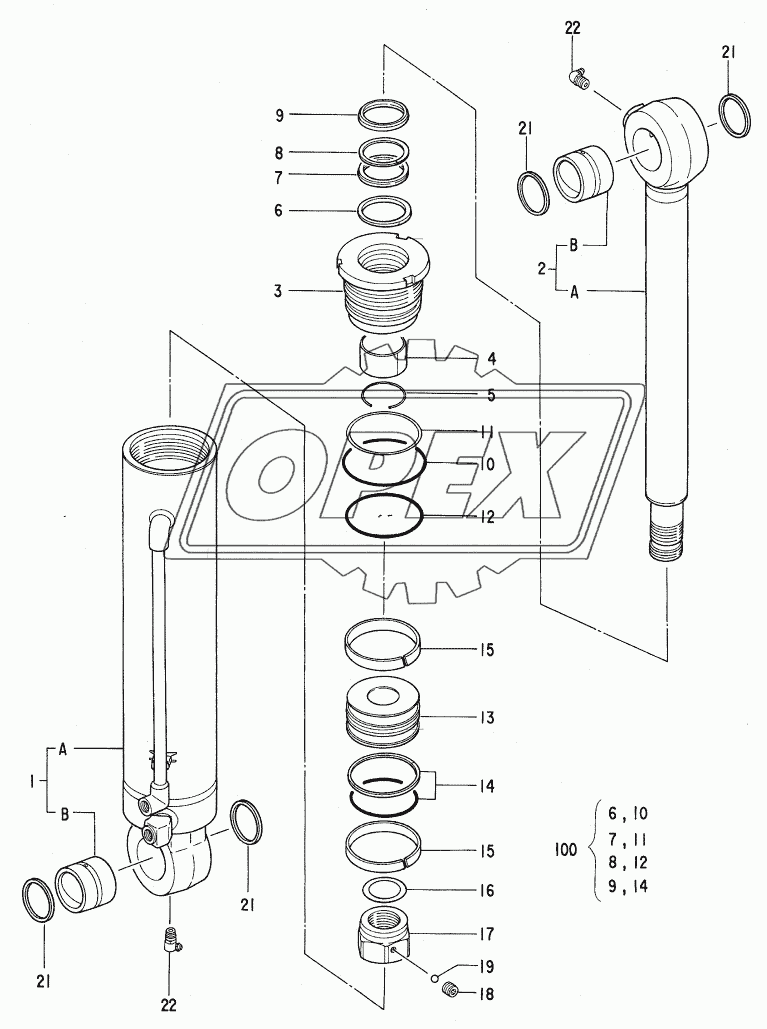 OFFSET CYLINDER <OFFSET BOOM>