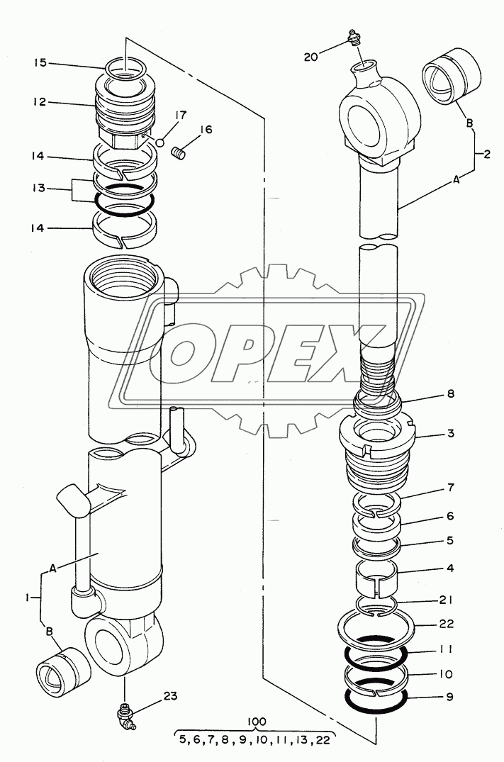 CYL., BUCKET