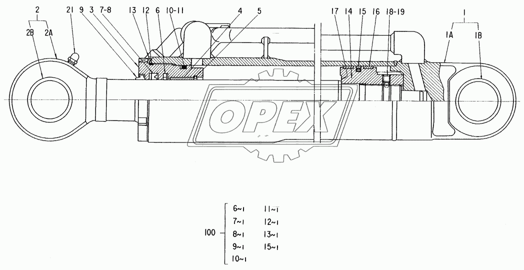 CYL., ARM (OFFSET BOOM)