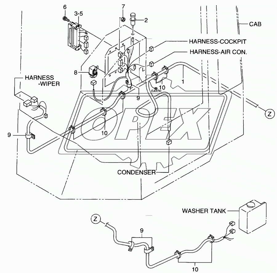 Cab(electrical)(SCB001-648)(OP)