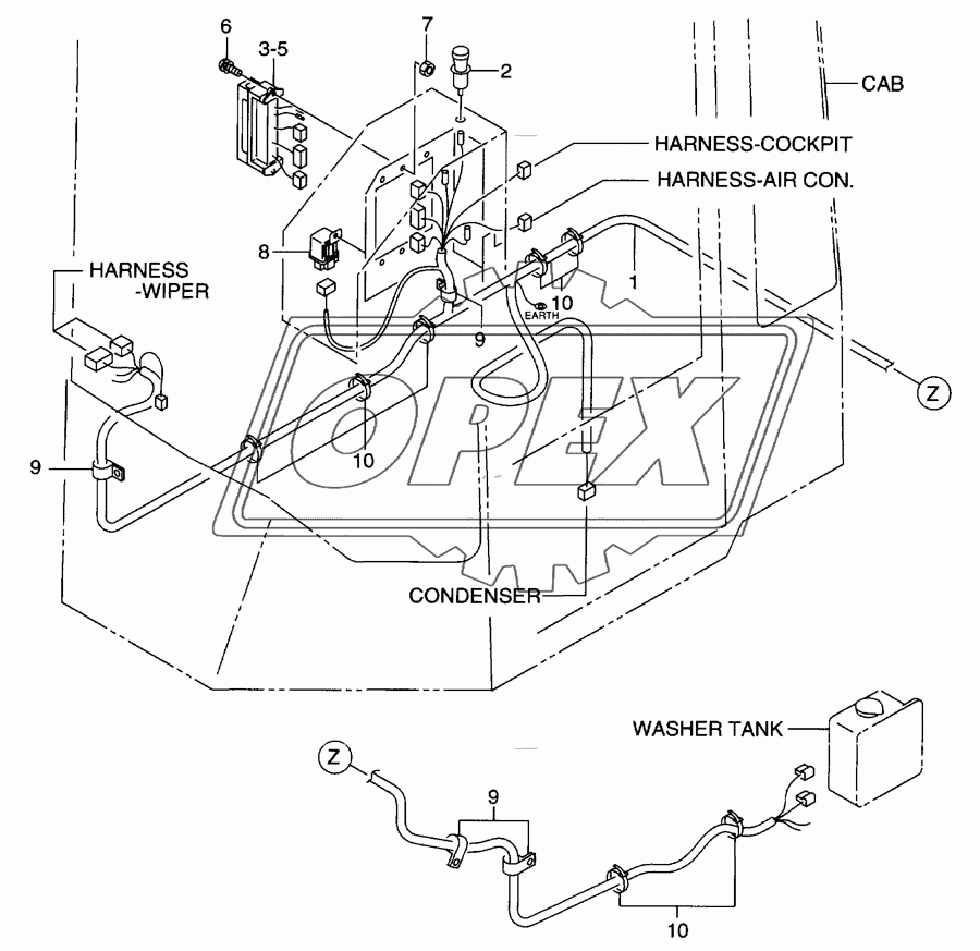 Cab(electrical)(LCB150-648)(OP)