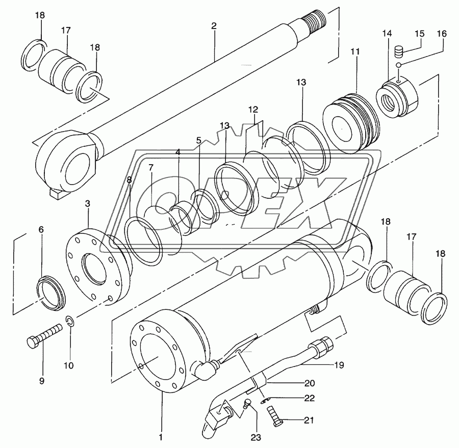 Bucket cylinder