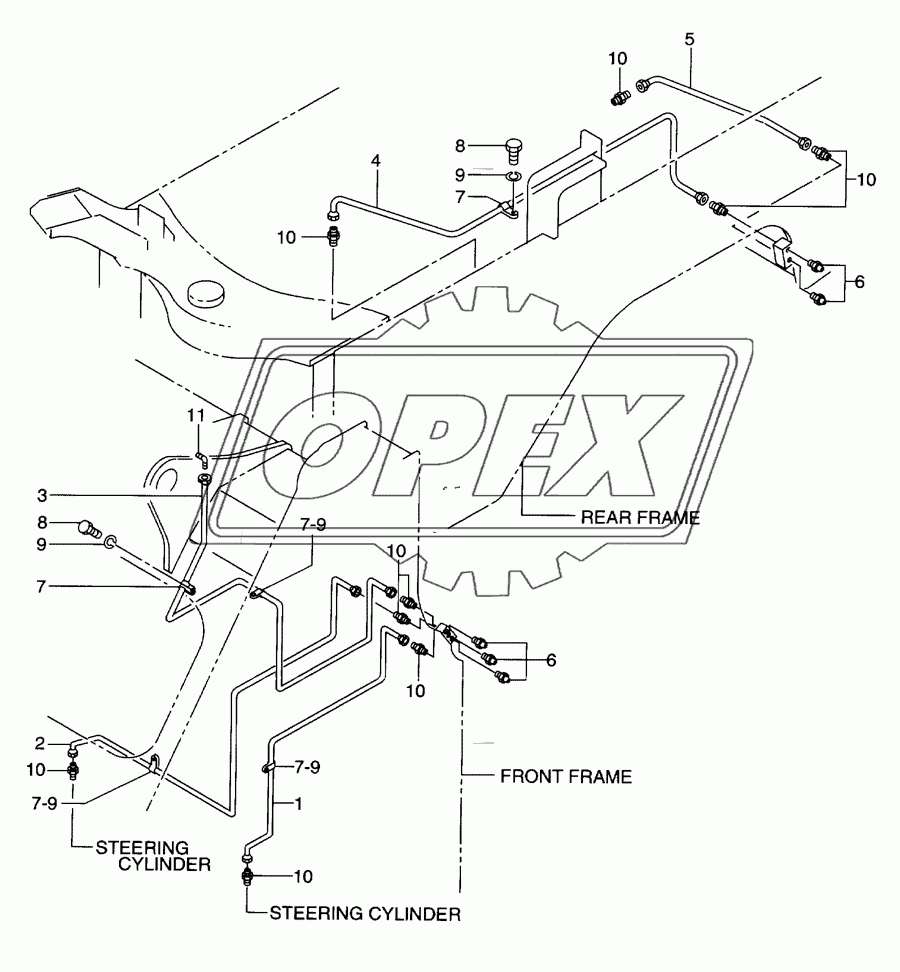 Grease piping