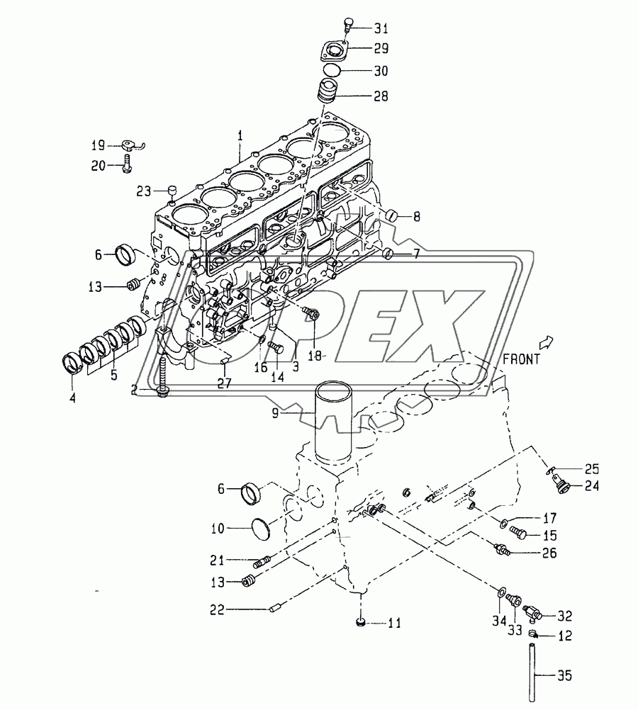 Cylinder block