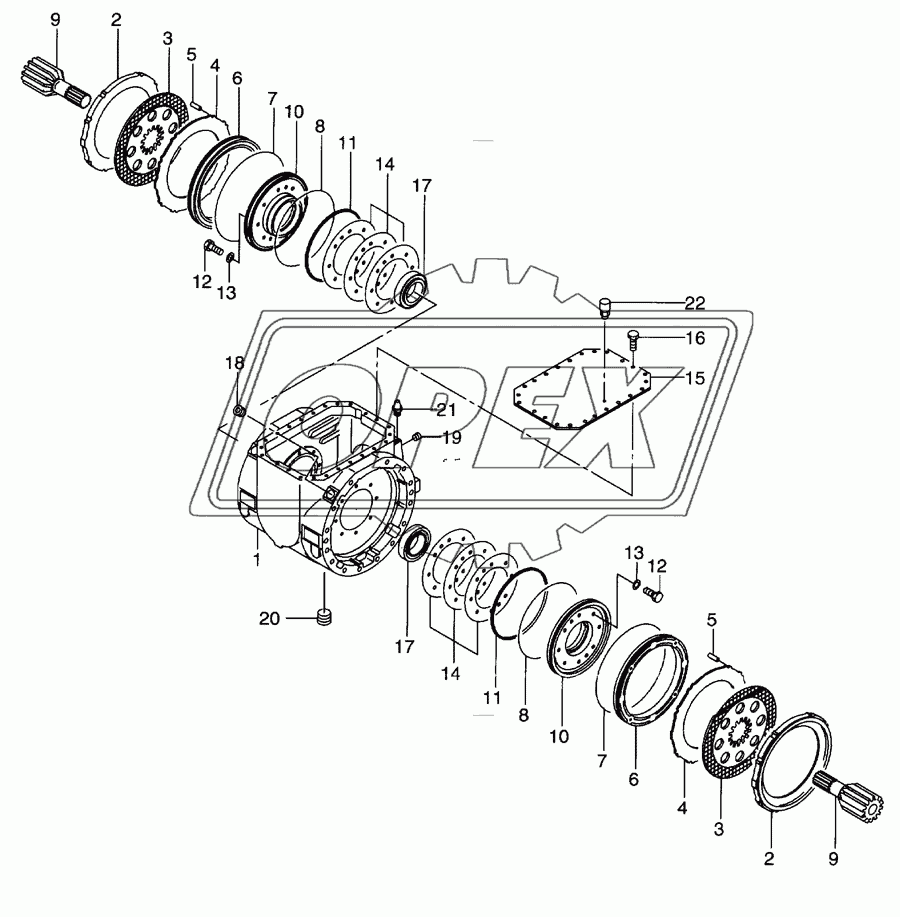 Drive axle - front(2/3)