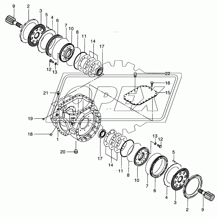 Drive axle - rear(2/3)