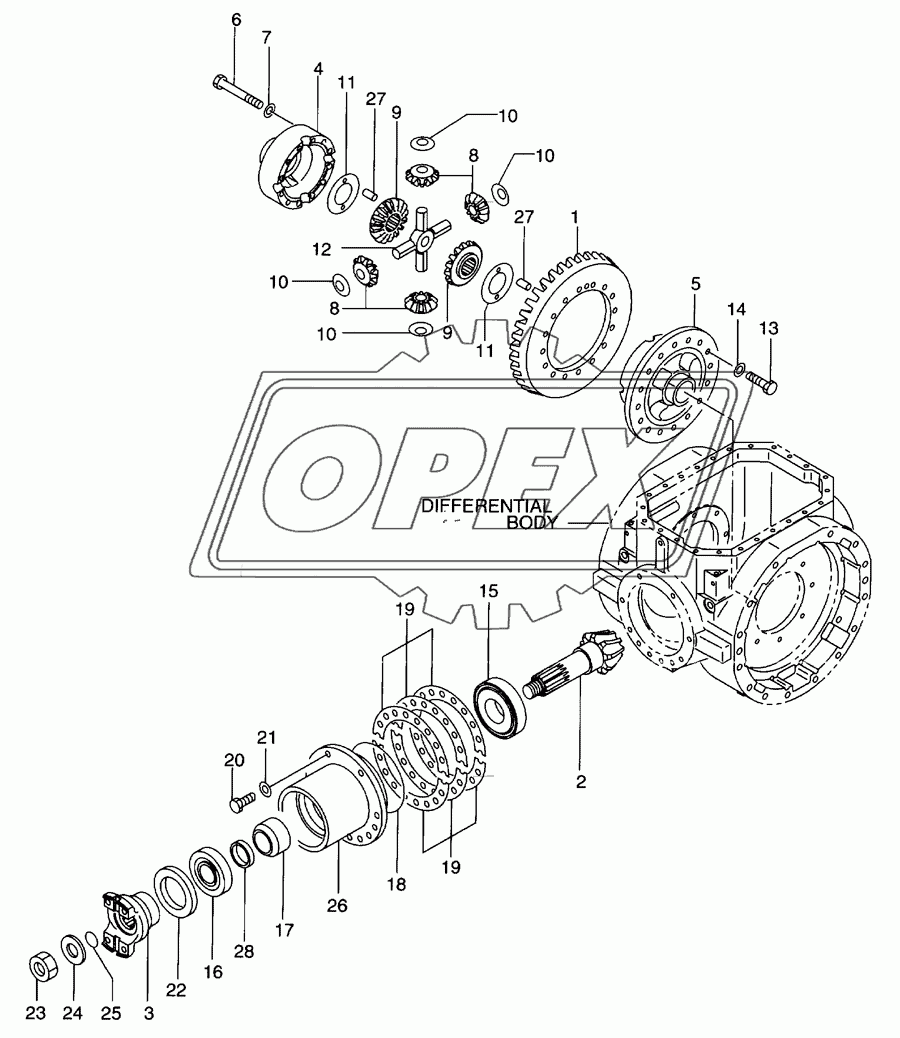 Drive axle - rear(3/3)