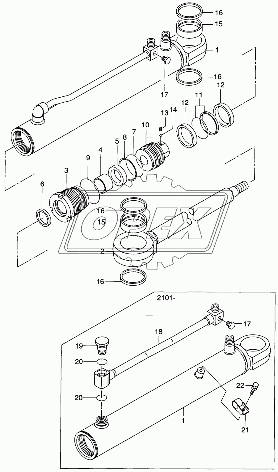 Steering cylinder