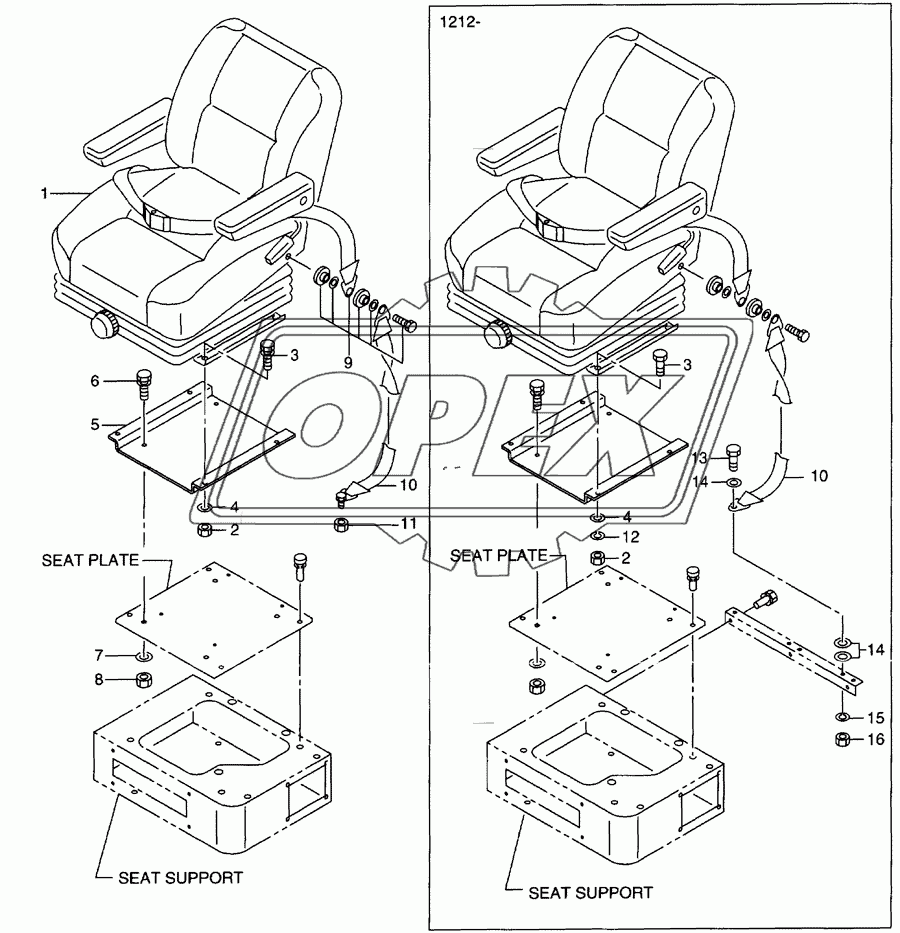 Seat mount(-1355)