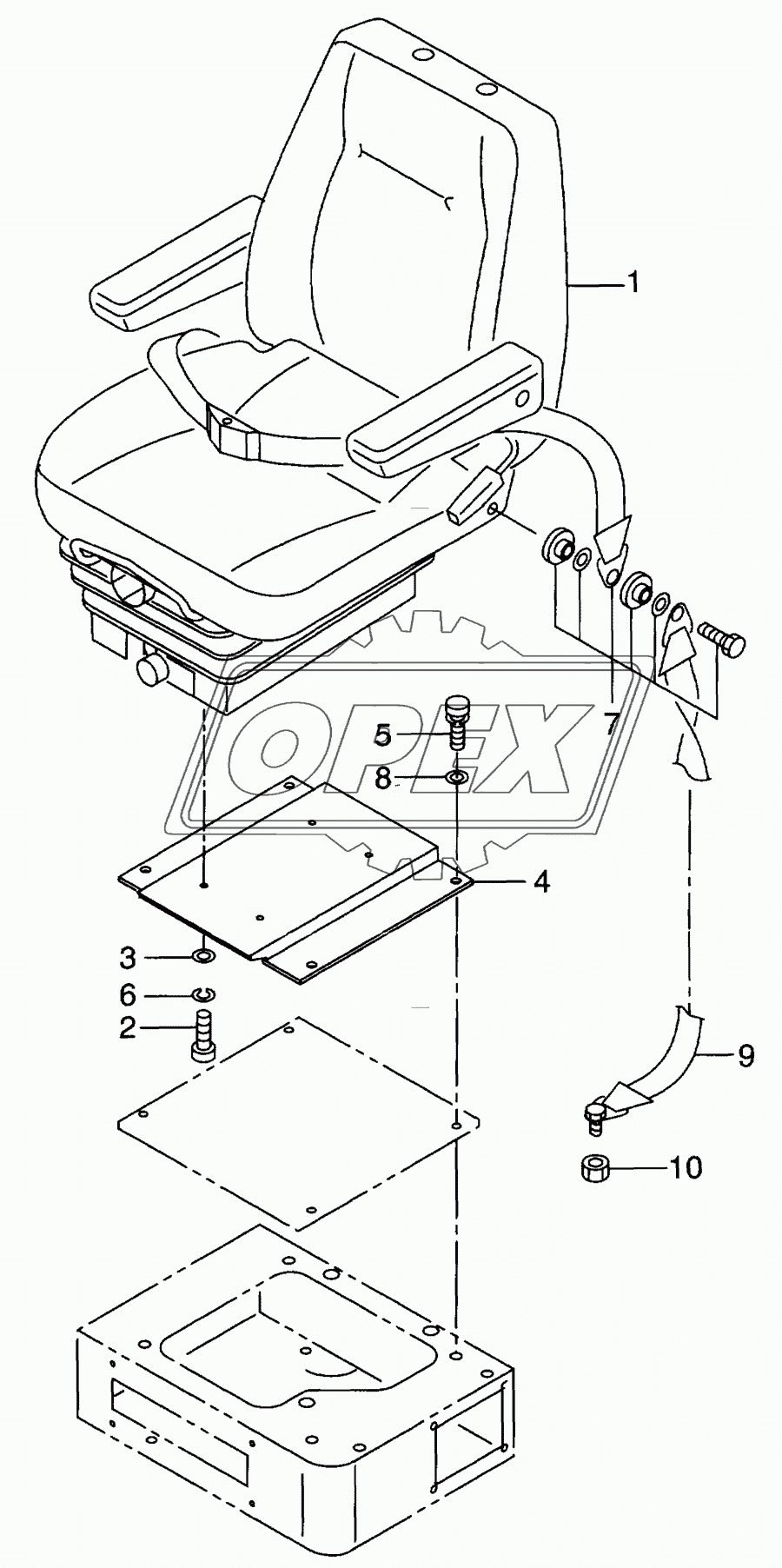 Seat mount(1356-)