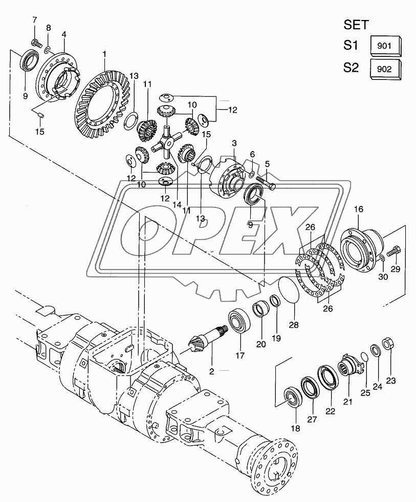 DRIVE AXLE-FRONT (2/2)