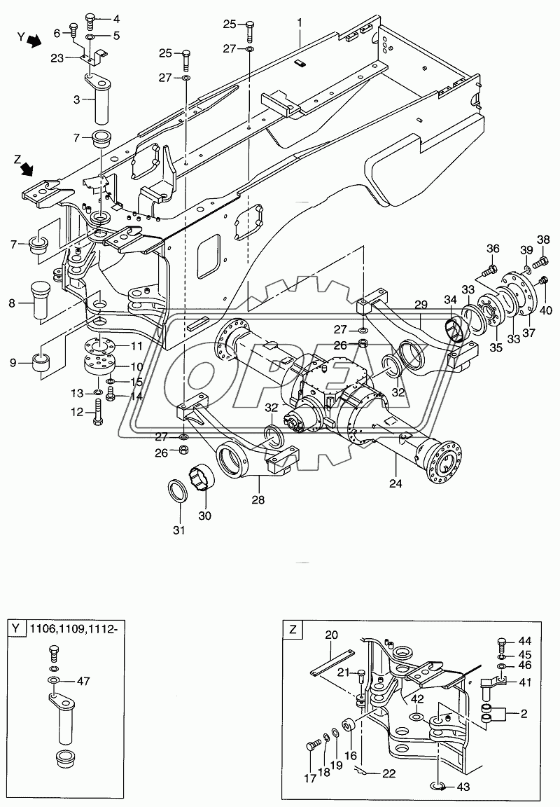 REAR FRAME