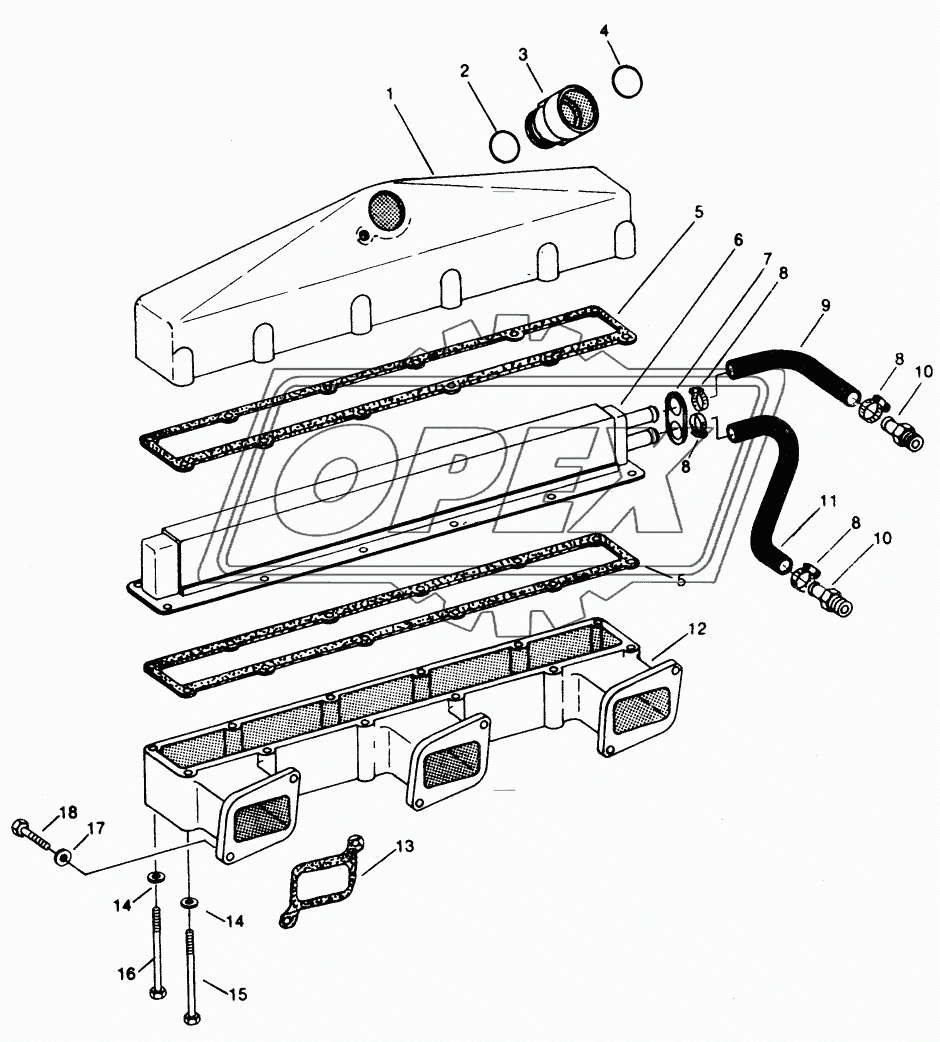 INTAKE MANIFOLD - AFTERCOOLER AND INTAKE MANIFOLD