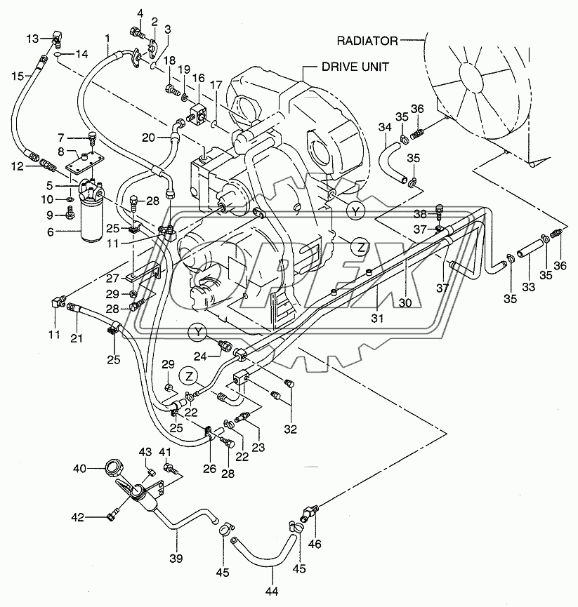 HYDRAULIC SYSTEM (TRANSMISSION)