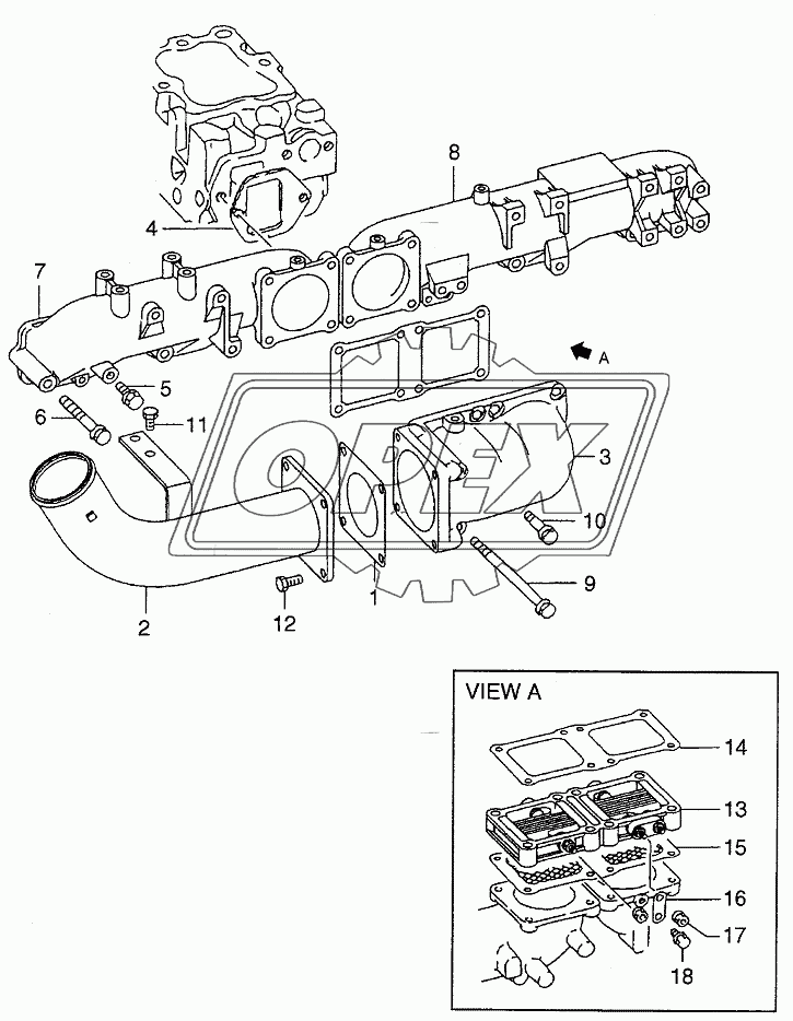 INLET MANIFOLD (305086-)