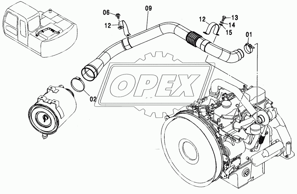 AIR CLEANER SUPPORT 1