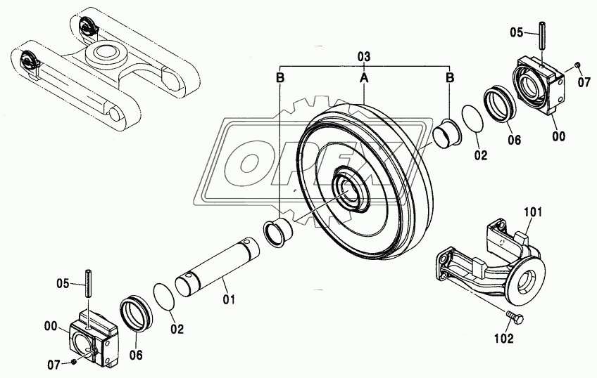 FRONT IDLER