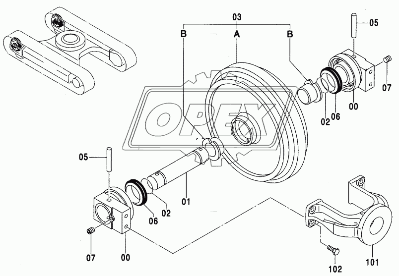 FRONT IDLER (M)