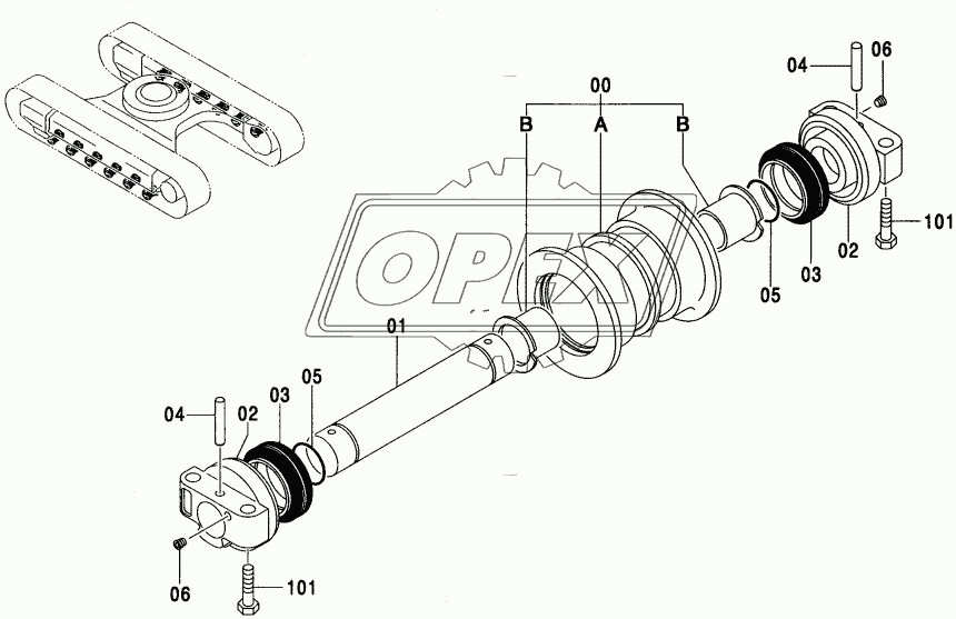 LOWER ROLLER (110,E)