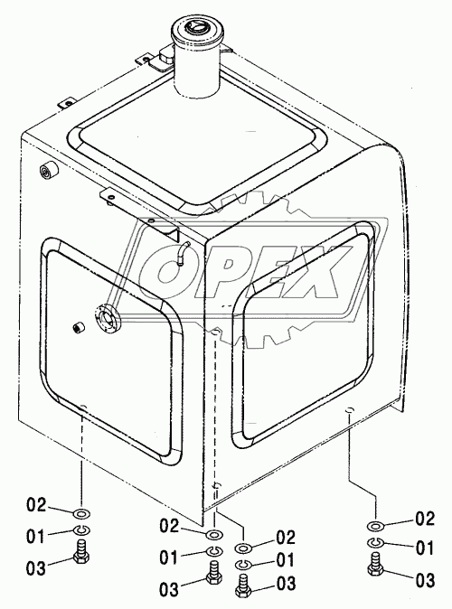 FUEL TANK SUPPORT